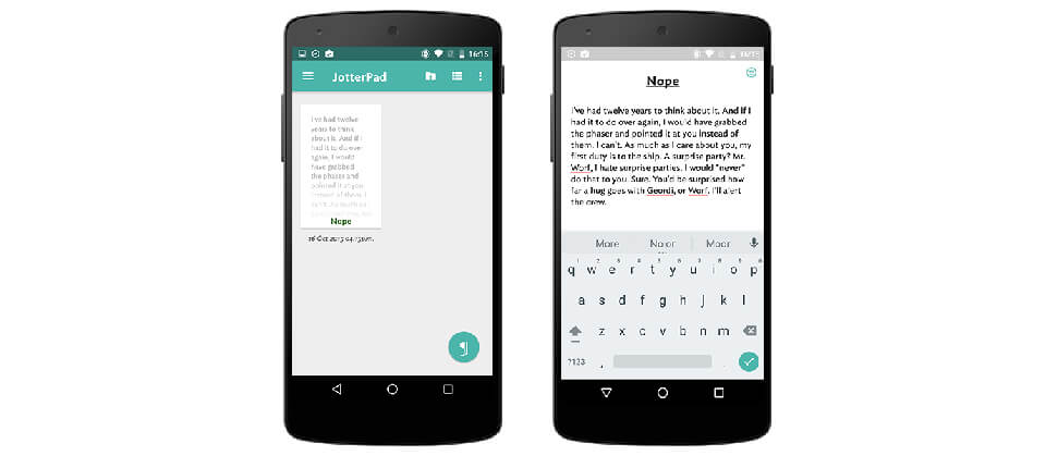 book writing app android Jotterpad writing apps