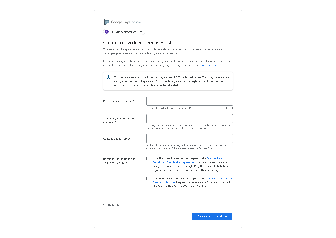 1. Open Your Developer Dashboard