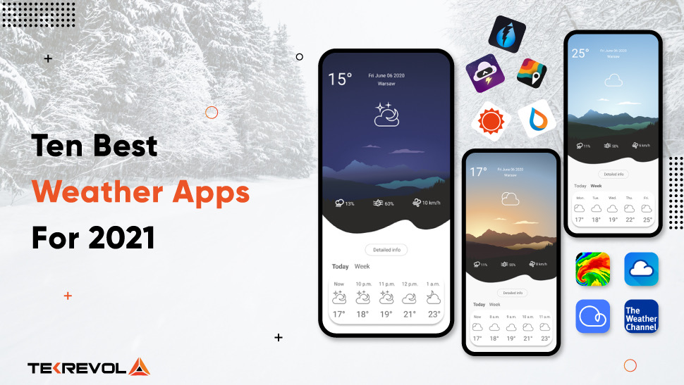 11 Best Weather Apps To Help You Plan Your Day Tekrevol
