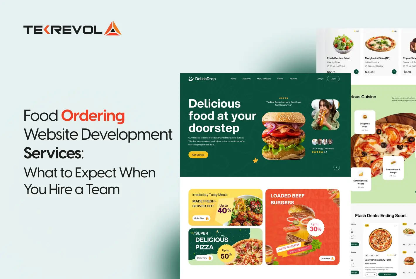 Food Ordering Website Development Services: What to Expect When You Hire a Team