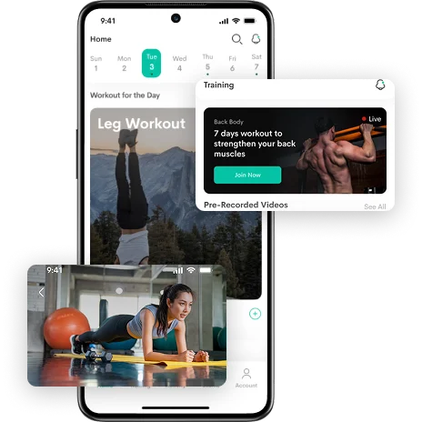 TekRevol Tamreeni fitness app case study mobile UI and development showcase