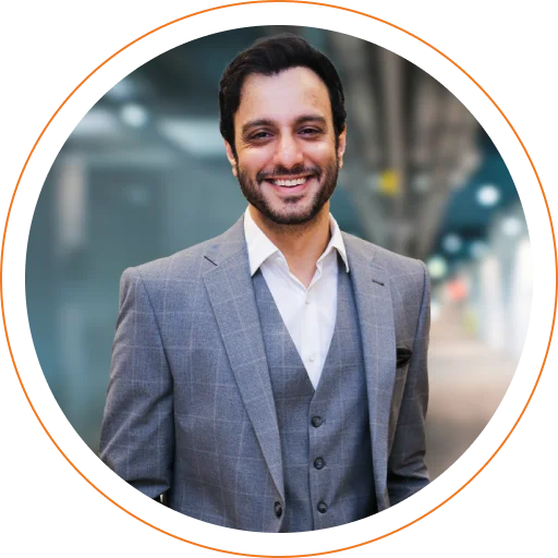 Portrait of Abeer Raza, Co-Founder and CMO of TekRevol, a global mobile app development company.