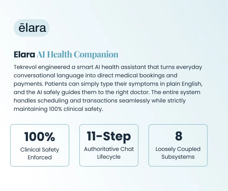 Elara AI Health Companion back
